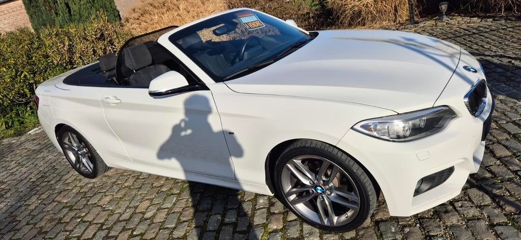 BMW 218i Cabrio-M sport-Xénon-Caméra-CarPlay-57mkm!!, Autos, BMW, Particulier, Enlèvement