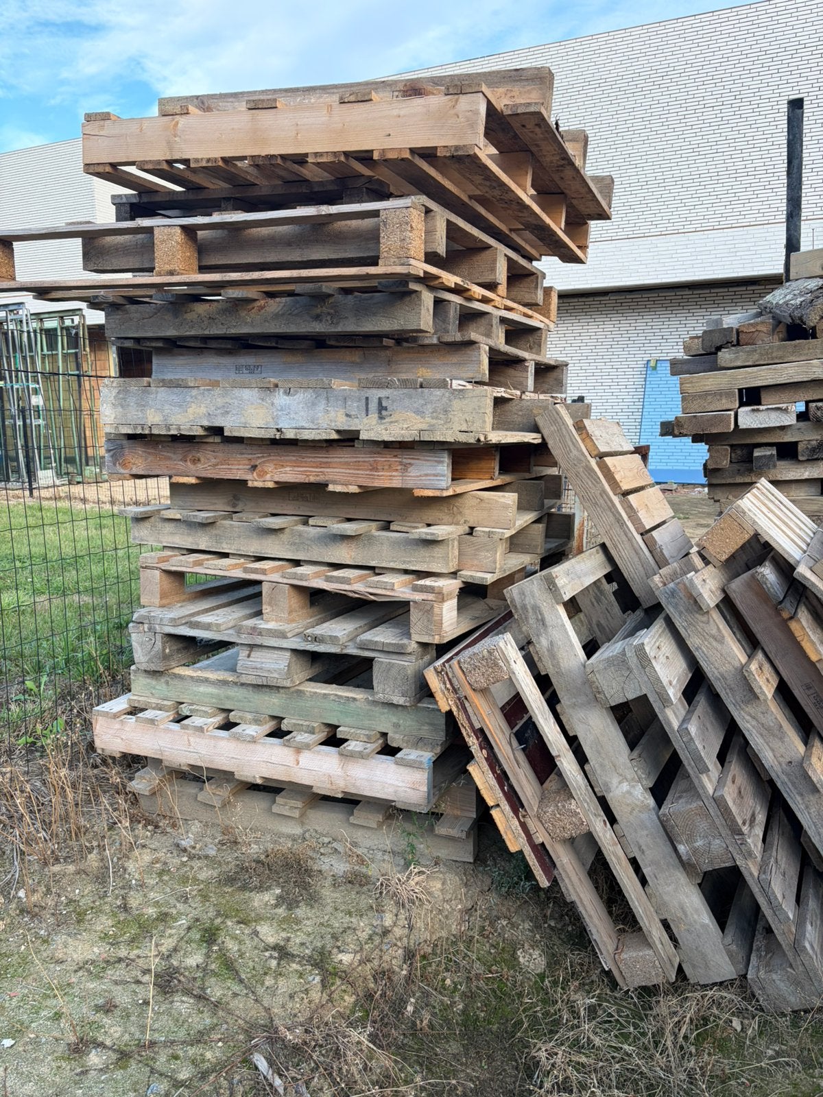 Palletten, Ophalen