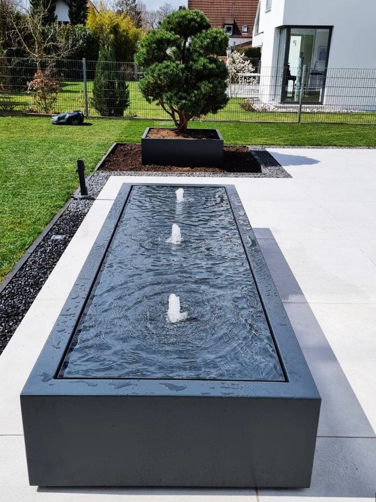 Table à eau en acier Corten, fontaine, pièce d'eau, Jardin & Terrasse, Enlèvement ou Envoi, Neuf, Autres matériaux, Fontaine