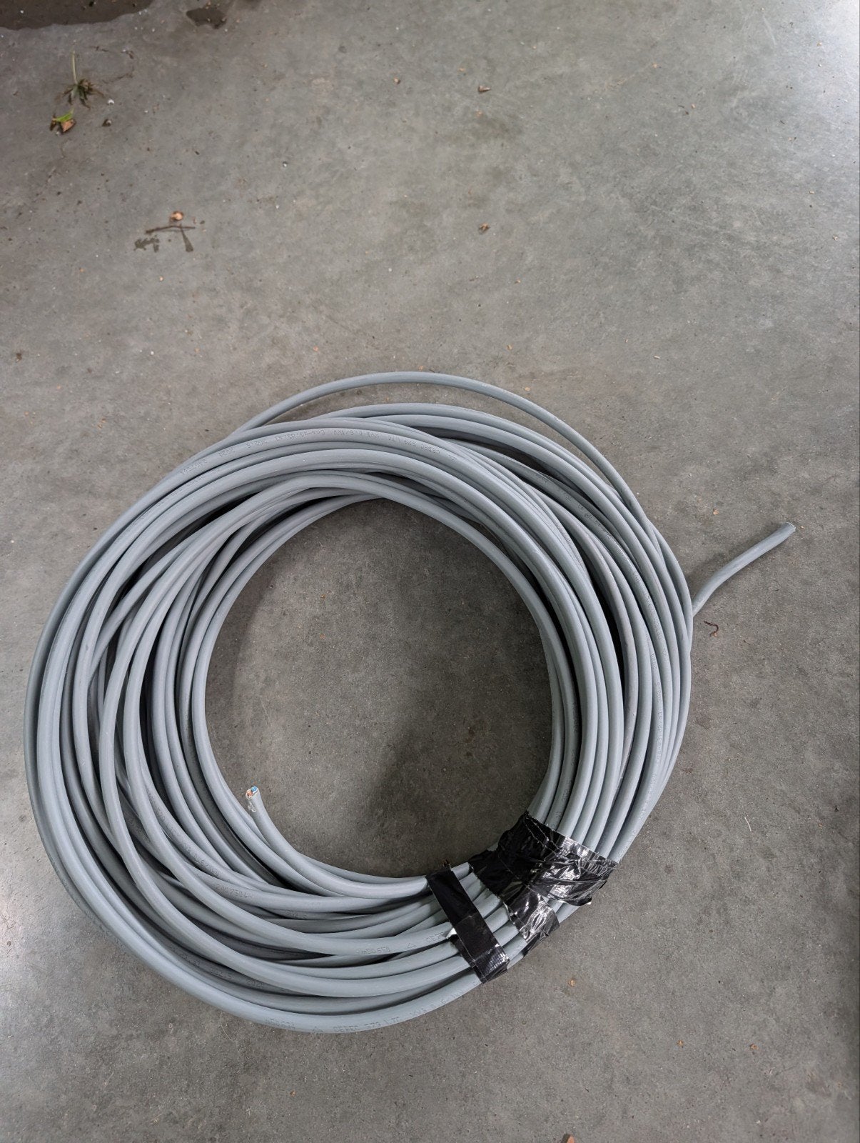 XVB 3G2,5 47m, Enlèvement