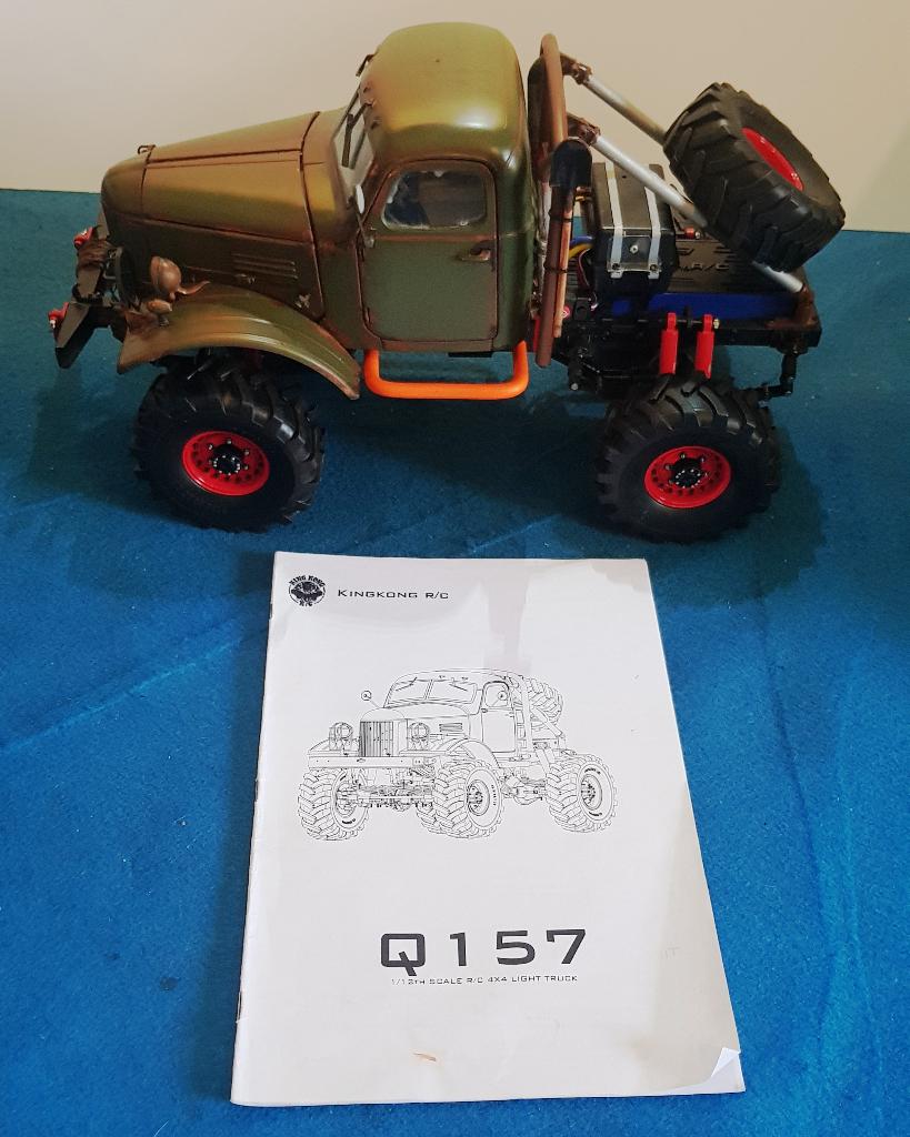 KingKong R/C Crawler Truck Kit Q-157 (4wd) 1:12 als nieuw, Hobby en Vrije tijd, Elektro, Verzenden, Auto offroad, Zo goed als nieuw