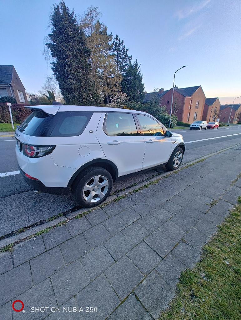 Ranger Rover Discovery Sport, Auto's, Land Rover, Start-stop-systeem, Zwart, Leder en Stof, Wit