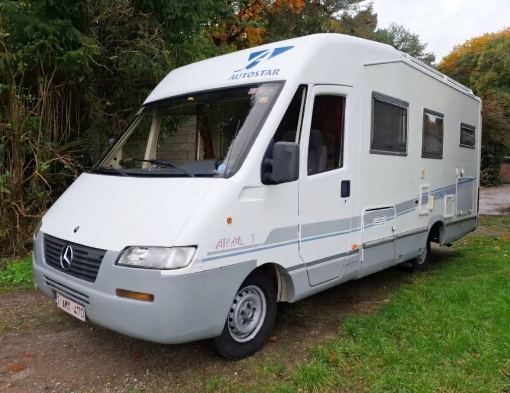 Mercedes mobilhome - Reeds gekeurd voor verkoop, Caravanes & Camping, Toilette à cassette, Auvent, Diesel, Automatique