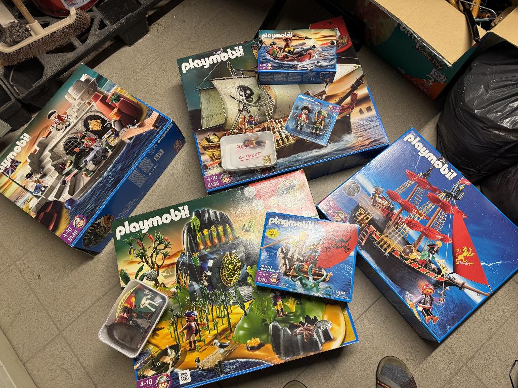 Lot de Playmobil's - Pirates, Enlèvement, Comme neuf, Ensemble complet