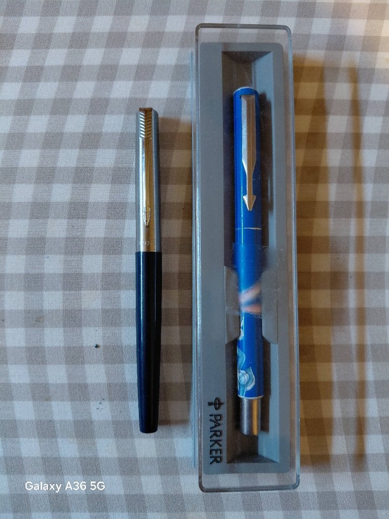 Stylos vectoriels et bloc-notes Parker, Stylo, Utilisé, Envoi, Avec boîte