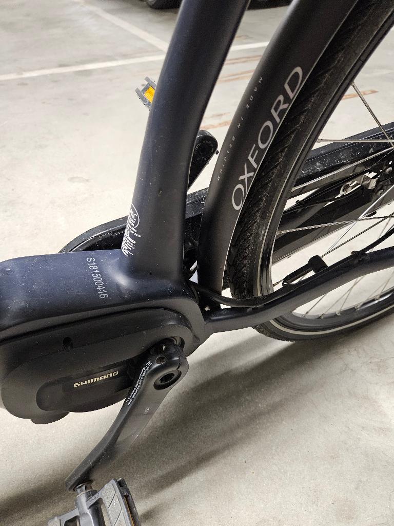 E-bike heren, OXFORD, maat 61, Fietsen en Brommers, Fietsen | Heren | Herenfietsen, Gebruikt, Velgrem, Versnellingen, 57 tot 61 cm
