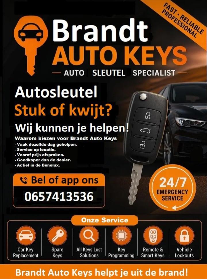 Motor of scooter sleutels kwijt? Geen zorgen!, Motoren, Accessoires | Overige, Ophalen
