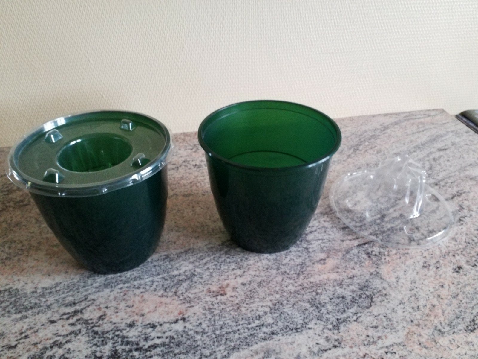 Cache-pots transparents, Enlèvement, Comme neuf, Synthétique