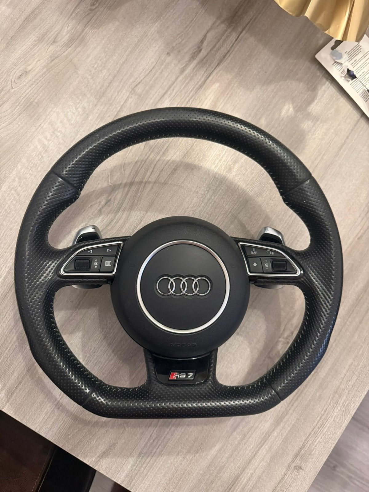 Volant d'origine Audi RS7, Autos : Pièces & Accessoires, Enlèvement ou Envoi, Utilisé, Audi