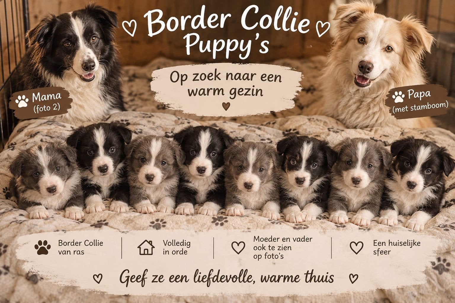 magnifiques chiots border collie, bleu-gris, Maladie de Carré (chiens), 8 à 15 semaines, Colley, Plusieurs