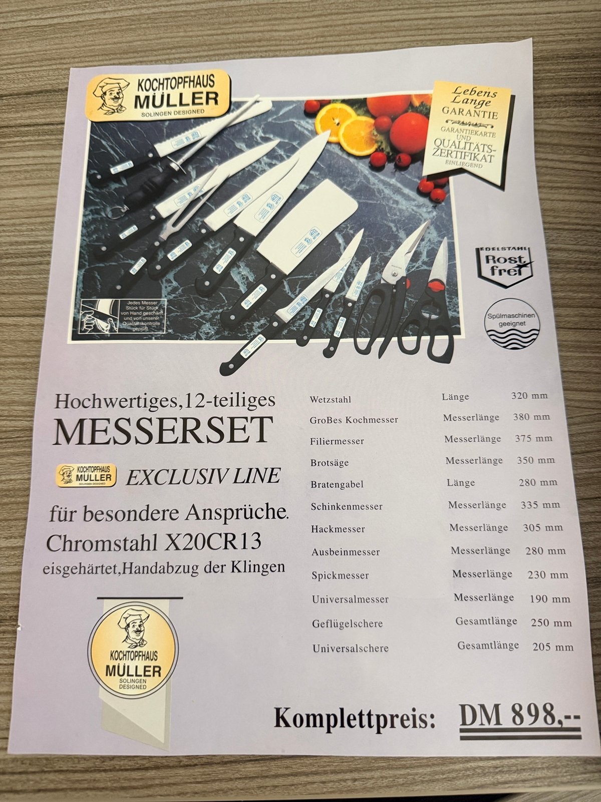 Messenset Müller Lochtopfhaus, Huis en Inrichting, Ophalen, Nieuw