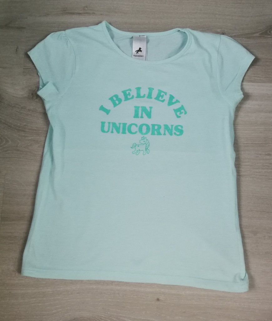 T-shirt C&A,maat 140, Kinderen en Baby's, Kinderkleding | Maat 140, C&A, Meisje, Ophalen of Verzenden, Zo goed als nieuw