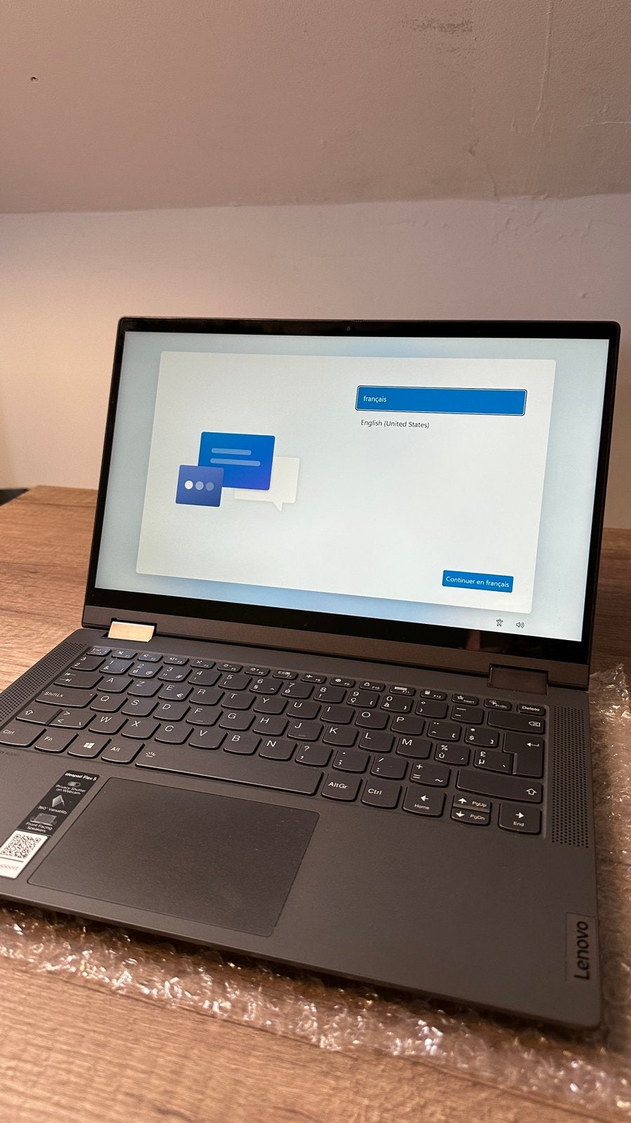 PC Portable tactile Lenovo Ideapad Flex 5, Informatique & Logiciels, Enlèvement, Comme neuf