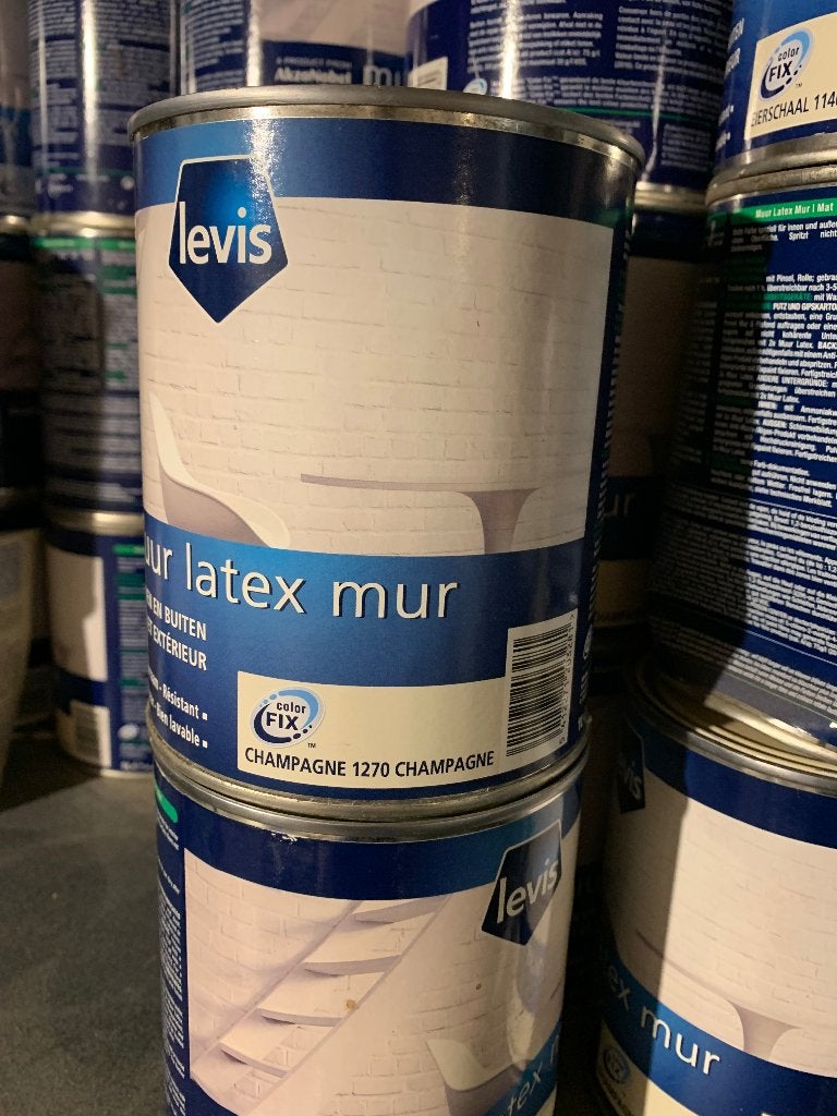 Levis latex muurverf, Minder dan 5 liter, Ophalen of Verzenden, Nieuw, Verf