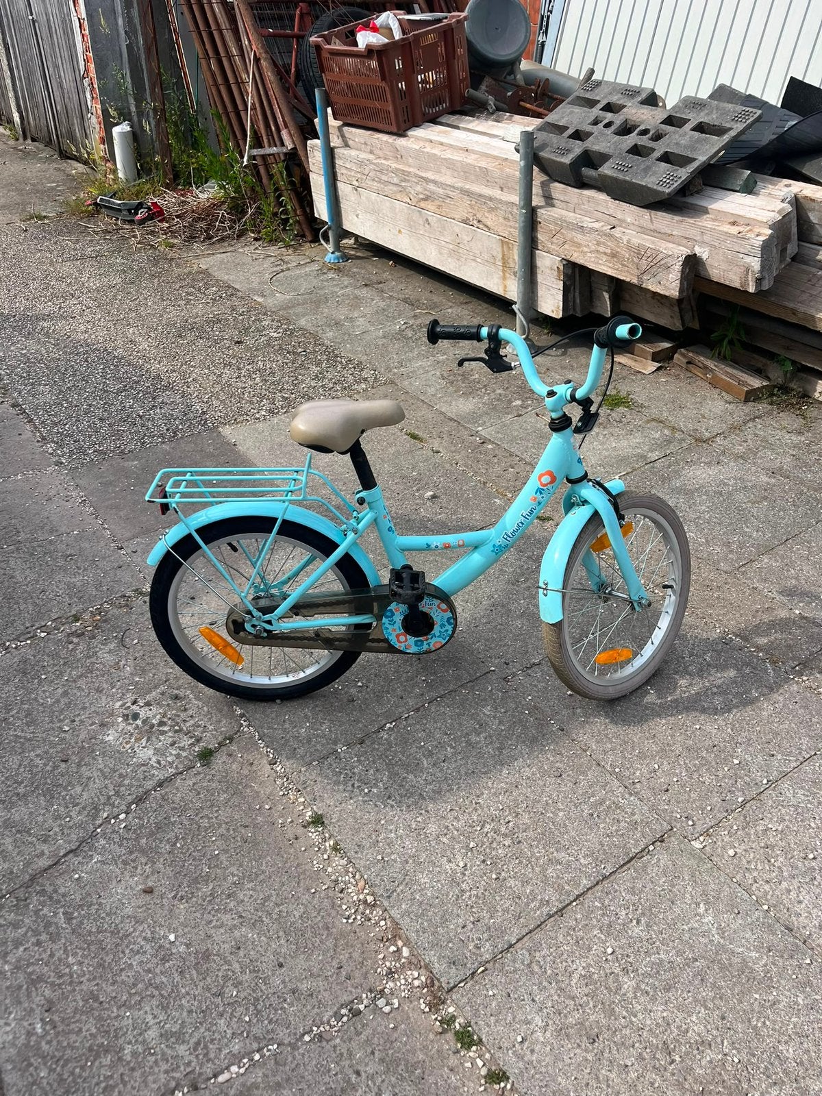 Meisjes fiets, Enlèvement, Utilisé, Frein à rétropédalage, 18 pouces