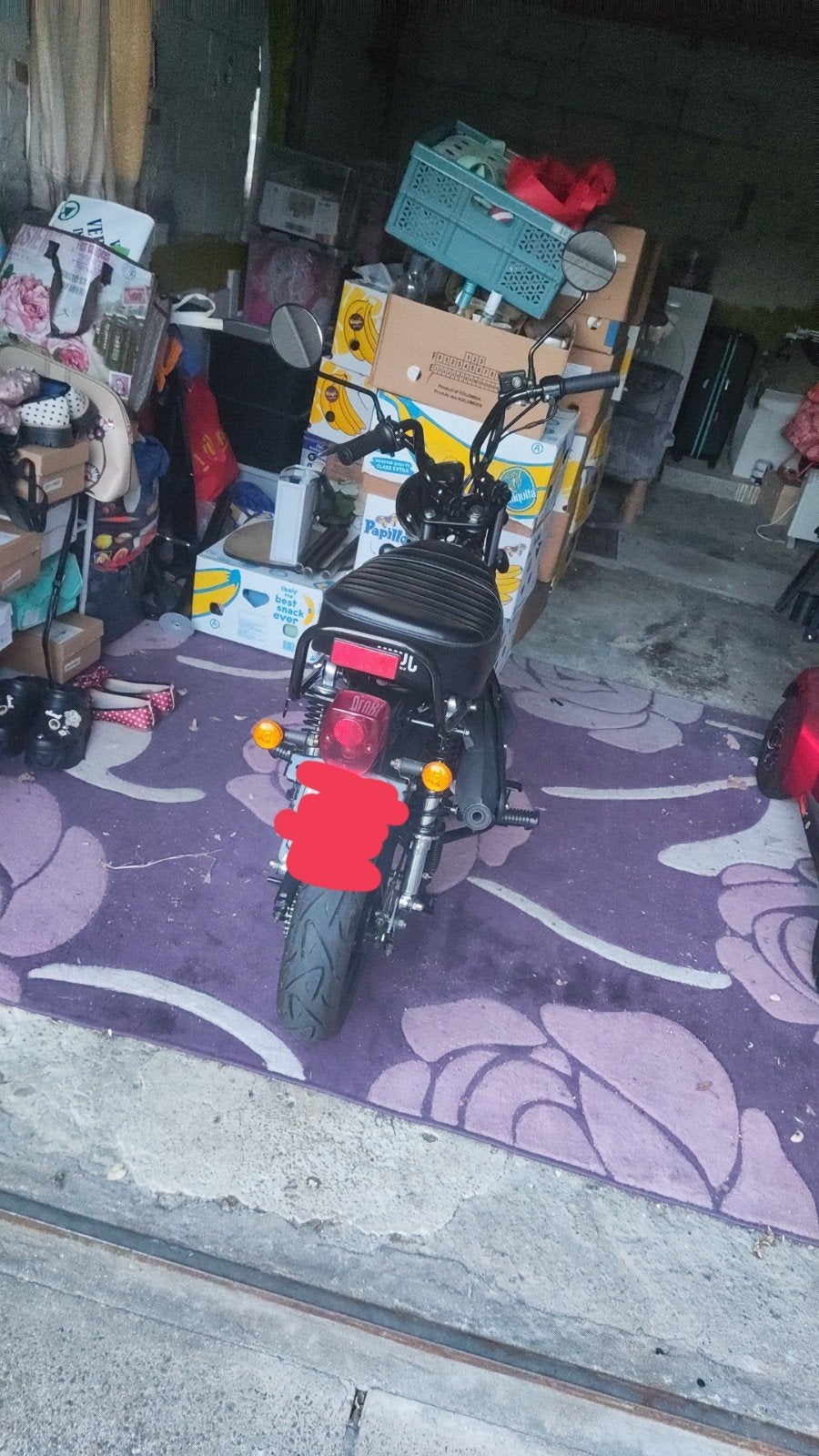 bluroc heritage 50 25cc zwart, Ophalen, Overige modellen, Nieuw, Klasse A (25 km/u)