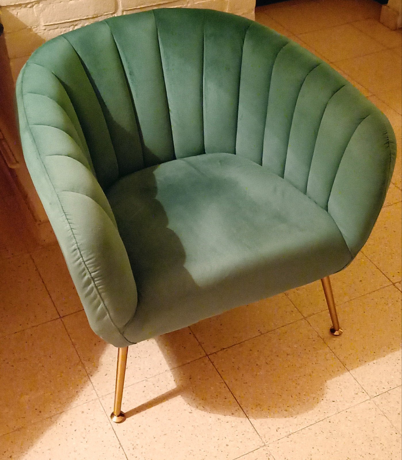 stoffen fauteuil, Ophalen