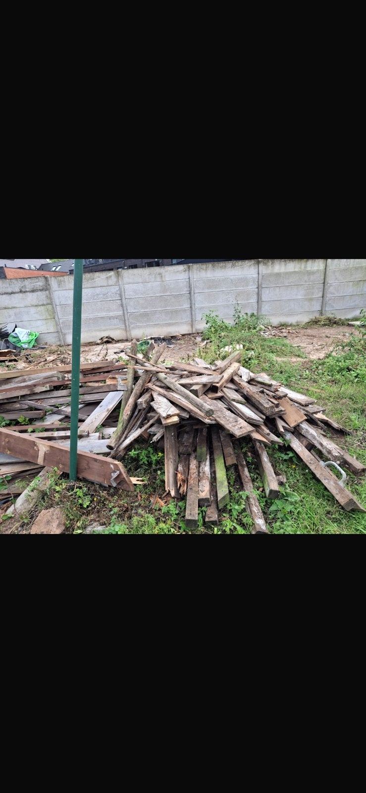 Gratis hout snel optehalen, Tuin en Terras, 3 tot 6 m³, Ophalen, Overige houtsoorten