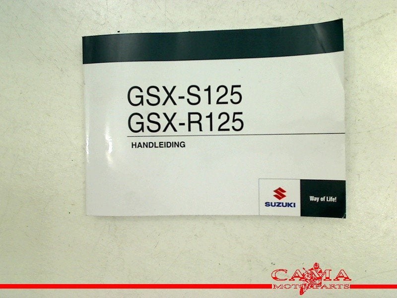 INSTRUKTIEBOEK Suzuki GSX R 125 2020-2021 (GSX-R125XA), Dhr. S. di Majo, Gebruikt, Info@cama-motorparts.nl, P.J. Troelstraweg 8 8
3144 CX  MAASSLUIS, NL