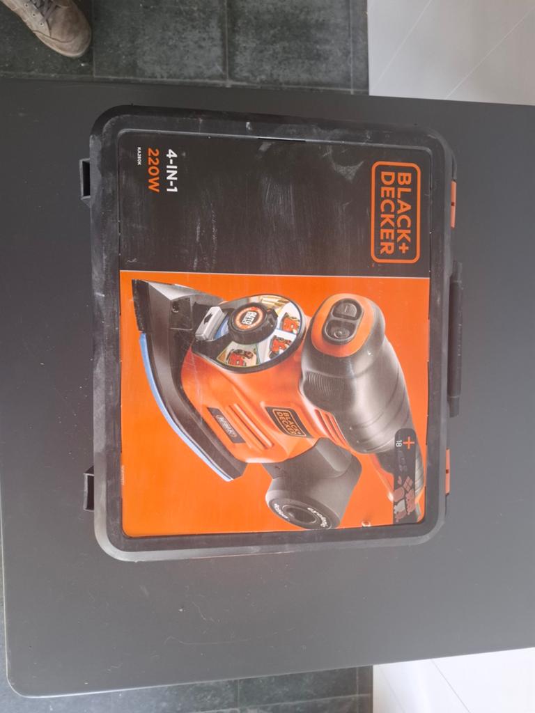 Schuurmachine Black Decker, Ophalen