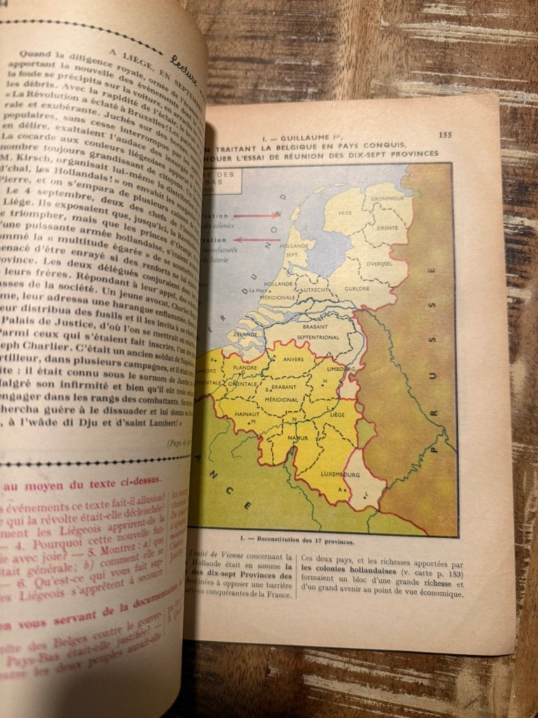 manuel ancien : Histoire de Belgique - Hébette, Enlèvement ou Envoi, Hébette