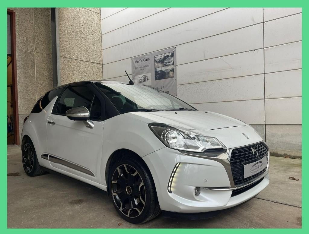 Citroen DS3 Cabrio 1.2i 110pk * GPS/Camera/Airco *, Auto's, Stof, Cabriolet, Wit, Bedrijf