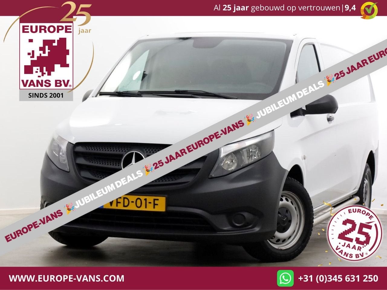 Mercedes-Benz Vito 111 CDI 115pk XL Extra Lang Airco/Camera/, Auto's, Bestelwagens en Lichte vracht, 164 g/km, Mercedes-Benz, Bedrijf