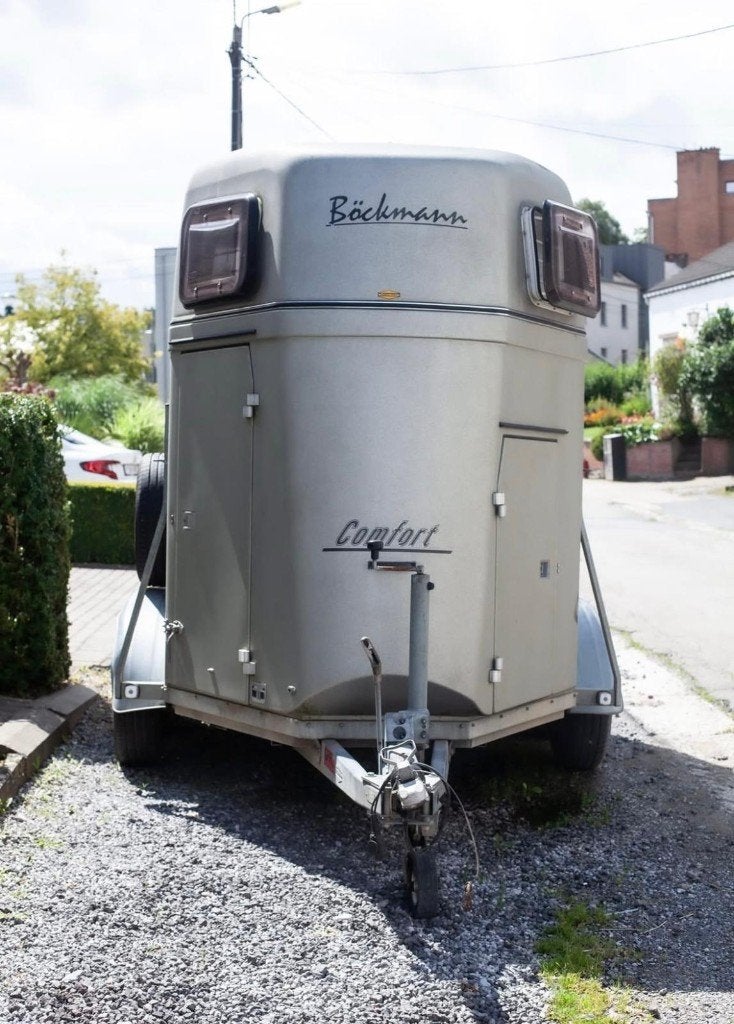 Van Bockmann 2 chevaux, Enlèvement, Comme neuf, Aluminium, Remorque 2 chevaux