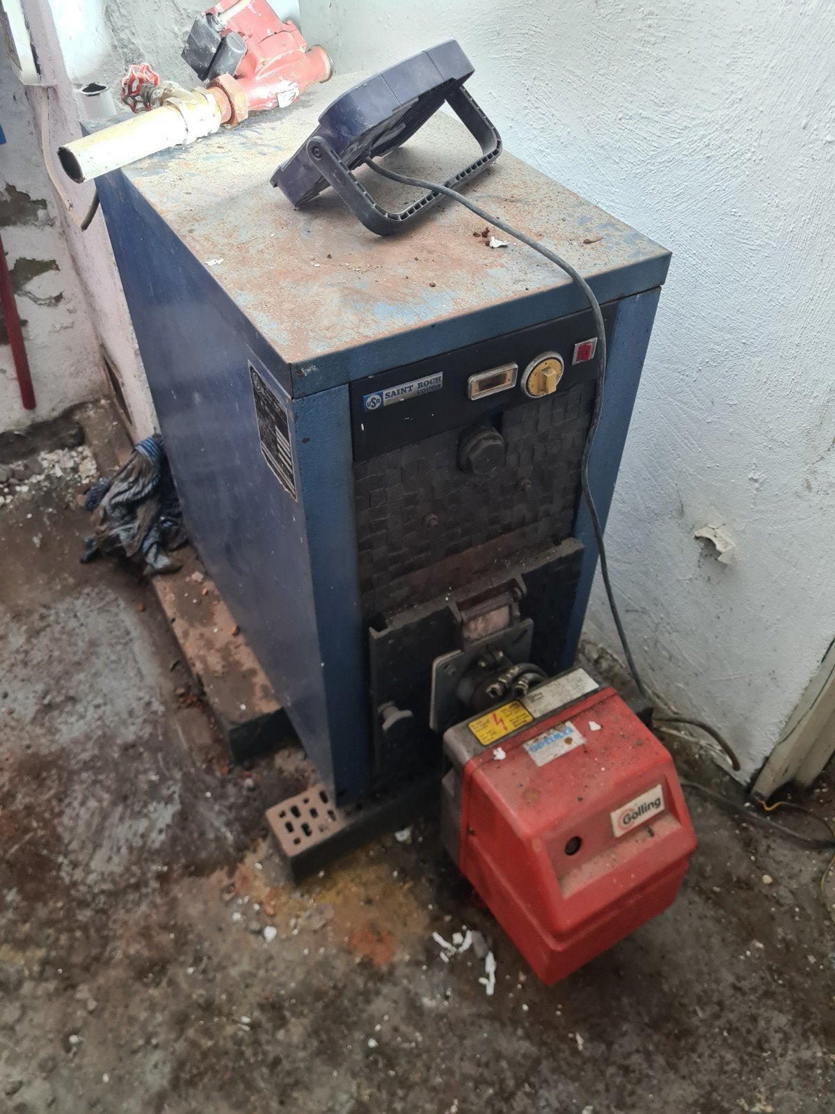 mazout ketel+ brander gratis af te halen, Enlèvement