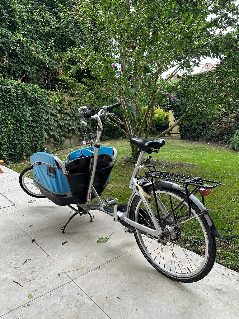 Bakfiets gazelle, Fietsen en Brommers, Ophalen, Gebruikt, Elektrisch, 2 kinderen