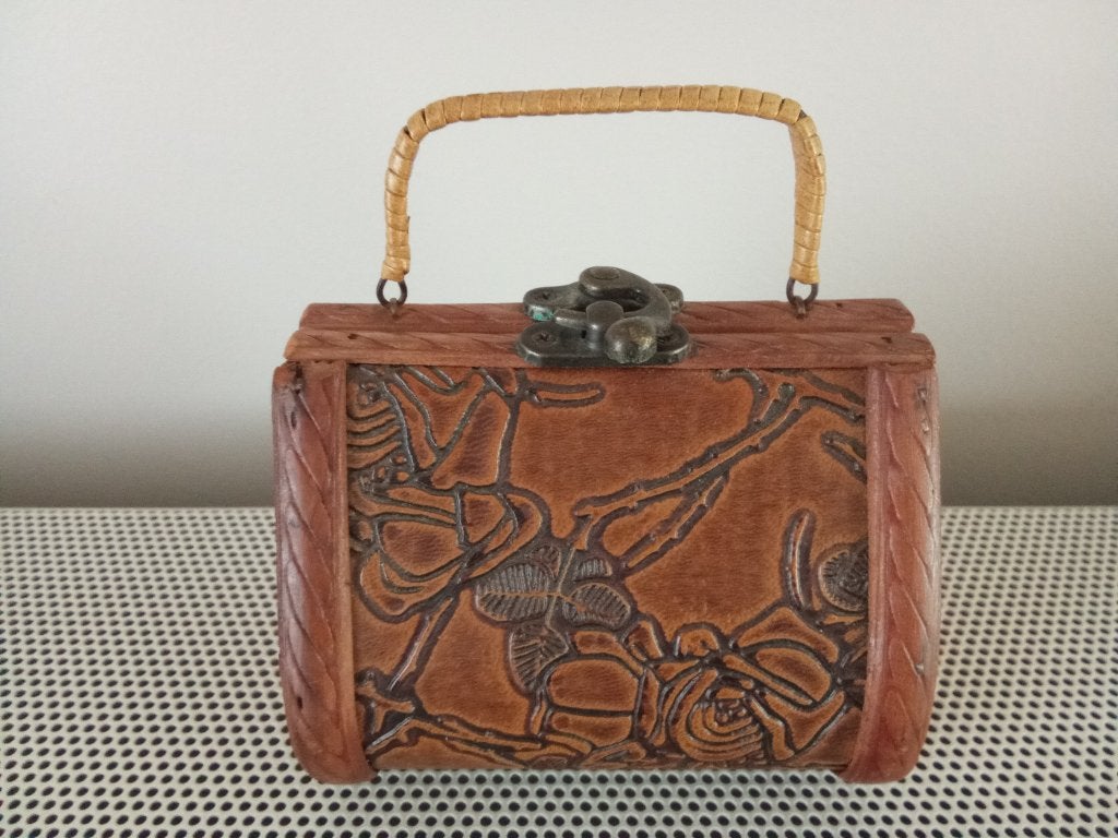 MINI HANDTAS / GELDBEUGEL, Ophalen of Verzenden, Gebruikt, Bruin, Handtas