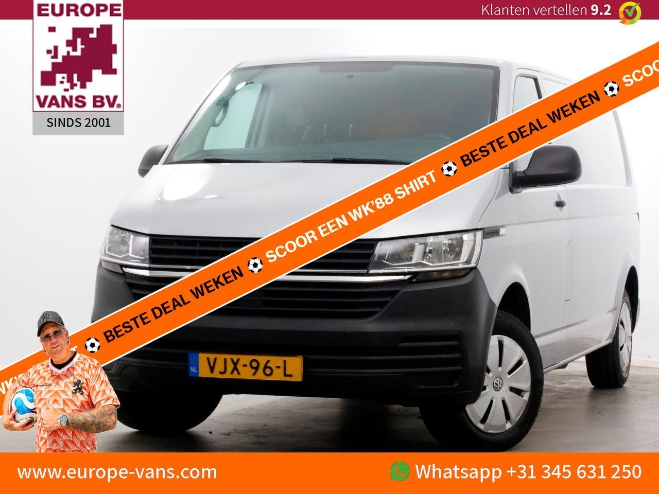 Volkswagen Transporter T6.1 2.0 TDI 150pk DSG-Automaat Lang, Auto's, Bestelwagens en Lichte vracht, Automaat, 213 g/km, Parkeersensor