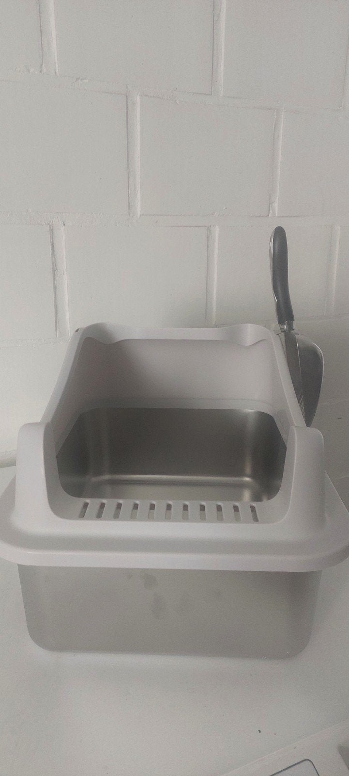 kattentoilet aluminium bak met schepje, Ophalen, Nieuw