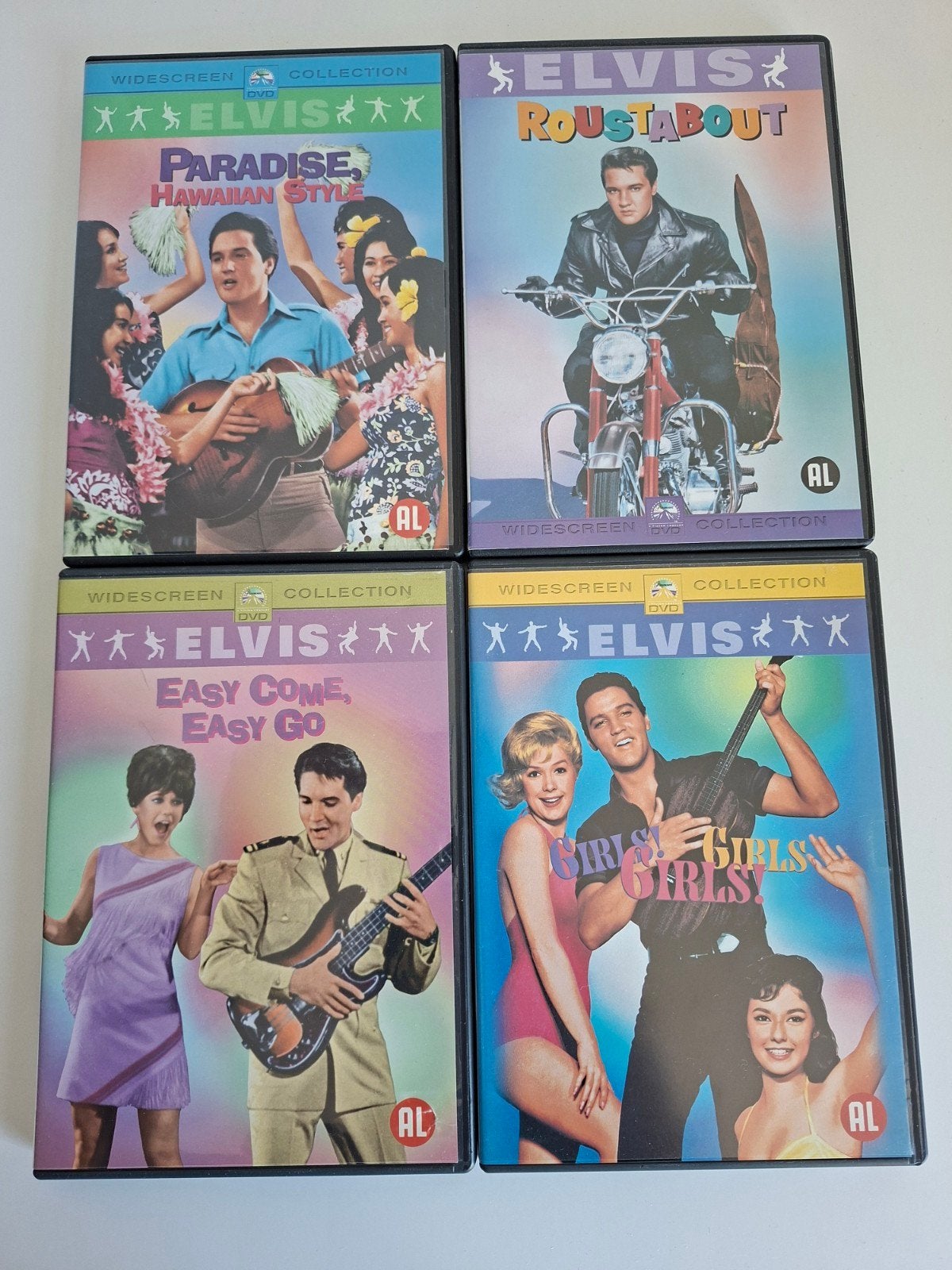 4 films met Elvis Presley op dvd, Ophalen of Verzenden, Spaans, Spaans