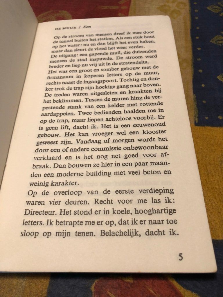 De Muur - Jos Vandeloo *Marnixreeks*, Gelezen, België, Ophalen of Verzenden, Jos Vandeloo