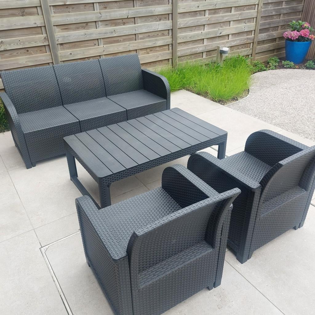 Loungeset, Ophalen, Kunststof, Loungeset