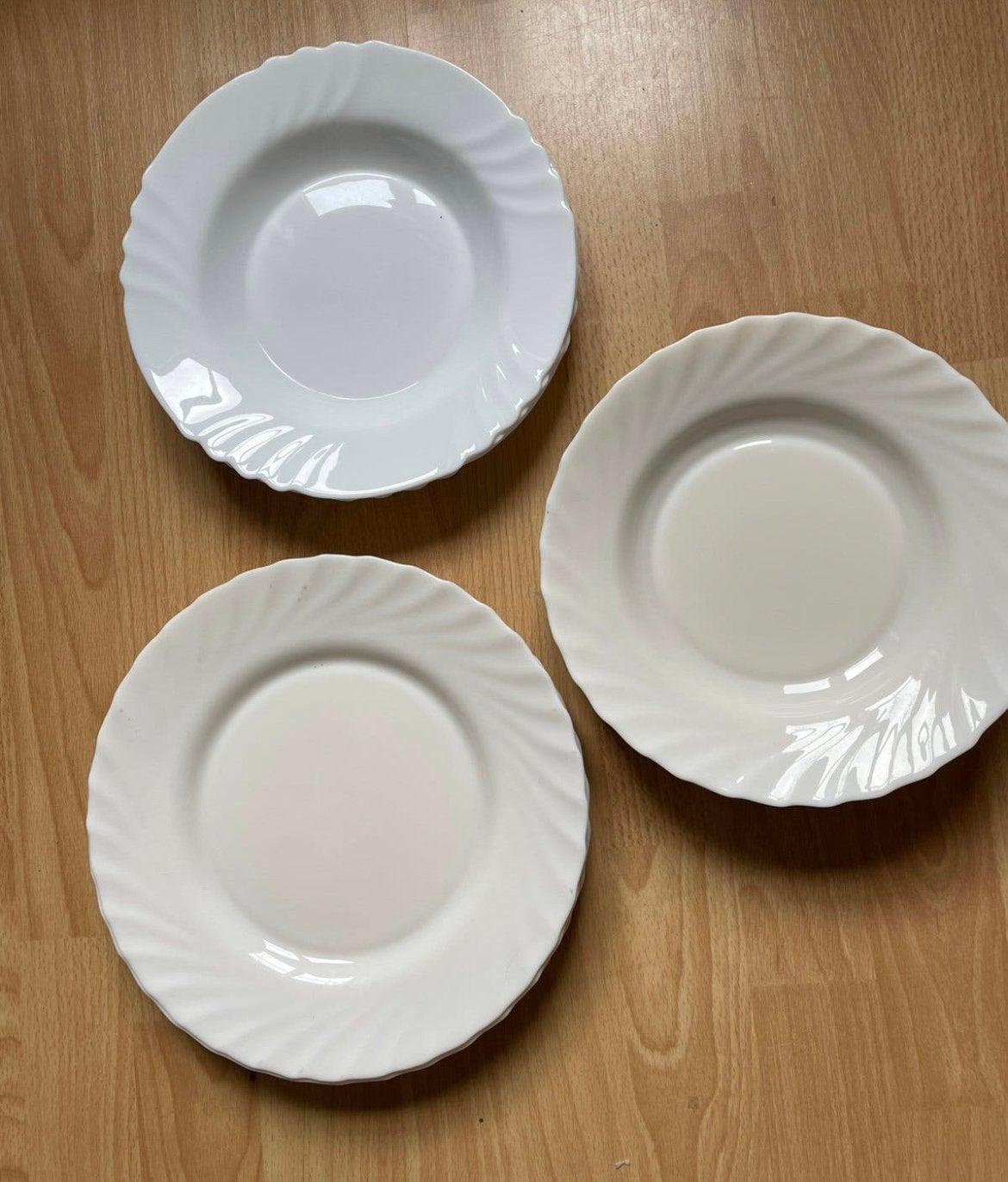 Assiettes blanches, Enlèvement ou Envoi, Utilisé, Assiettes(s)