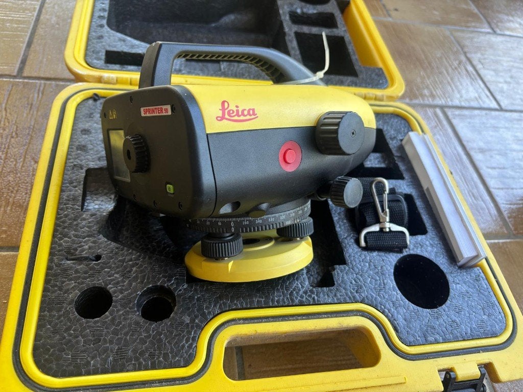 Leica Sprinter 50 elektronisch laserniveau, Ophalen, Zo goed als nieuw, Afstand