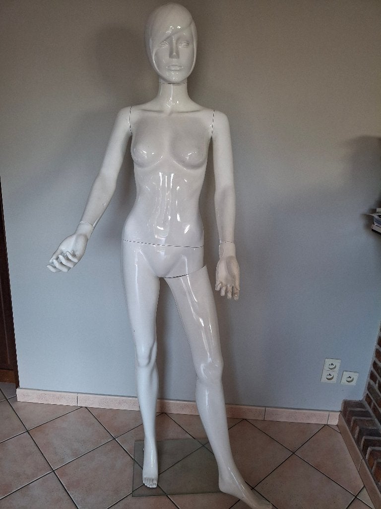 Vrouwelijke mannequin paspop ruilen voor mannelijke pop, Ophalen, Paspop