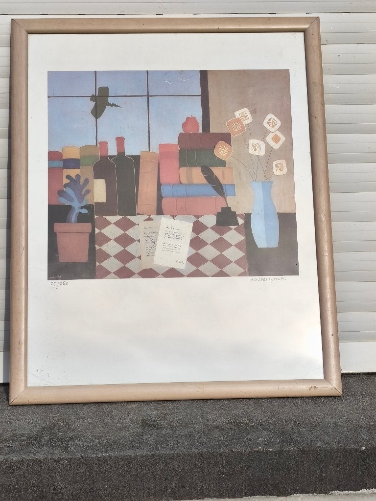 lithographie signe Jean OOSTERLYNCK, Enlèvement ou Envoi