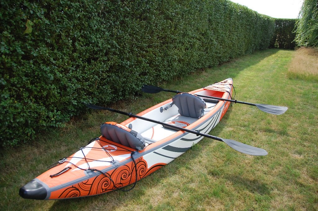 Z-Ray Drift 14' Opblaasbare 2-Persoons Kajak Set, Sports nautiques & Bateaux, Kayaks, Enlèvement, Gonflable, Comme neuf, 2 personnes