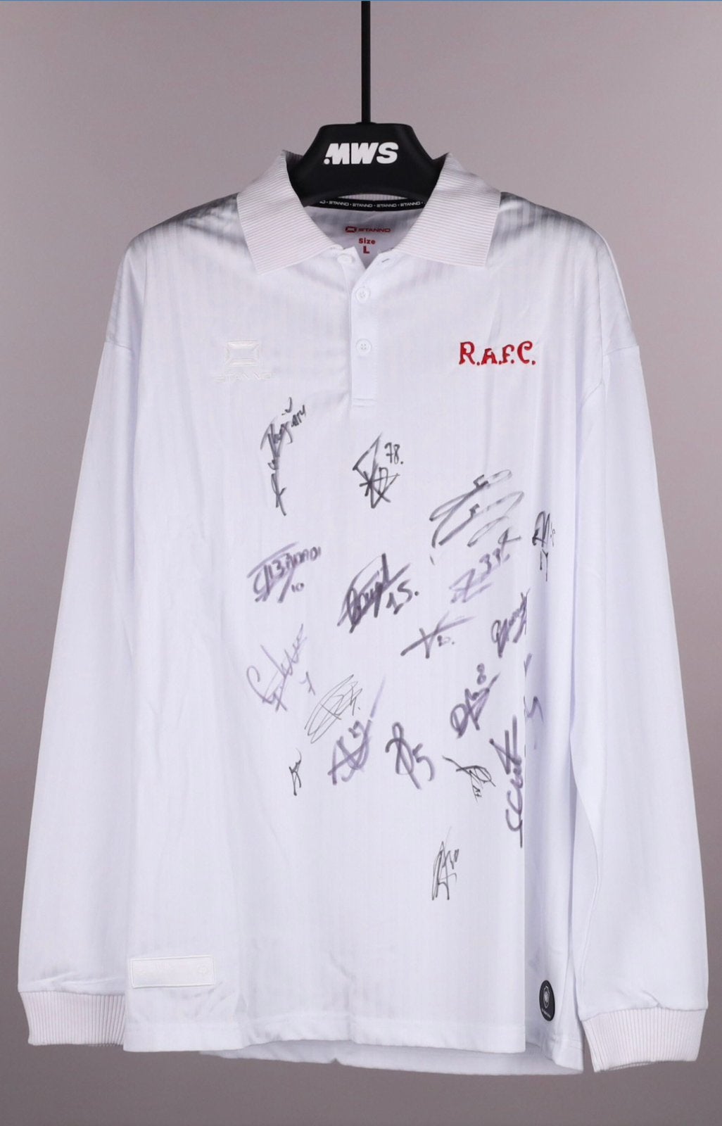 Antwerp FC gesigneerd voetbalshirt, Enlèvement ou Envoi, Neuf, Taille 52/54 (L), Blanc