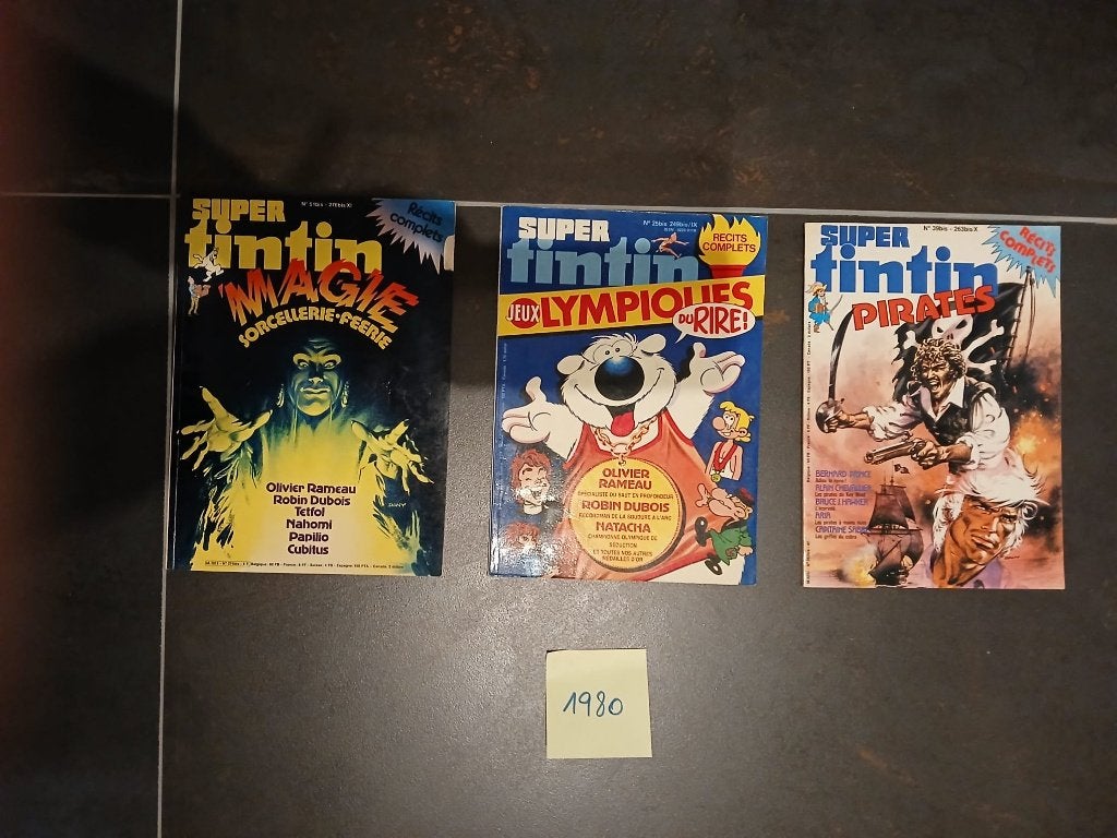 Lot Super Tintin (1980) Sorcellerie & Science, Livres, BD, Enlèvement ou Envoi, Comme neuf