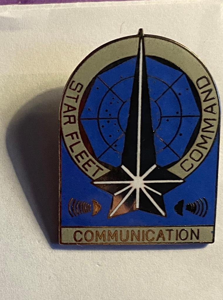 Pin's Collection star Trek Starfleet Command Communication, Enlèvement ou Envoi, Utilisé, Autres sujets/thèmes, Insigne ou Pin's