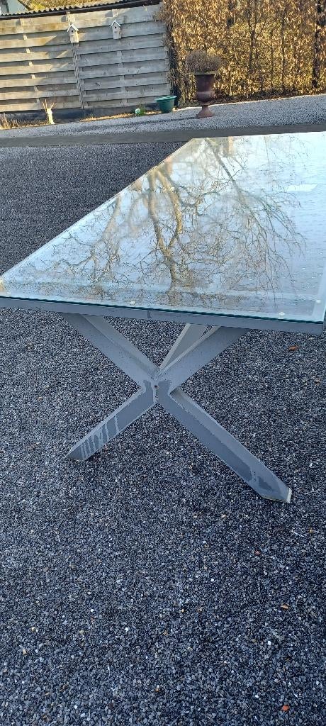 Tuintafel Bois Le Duc, Ophalen, Gebruikt, Rechthoekig, Aluminium