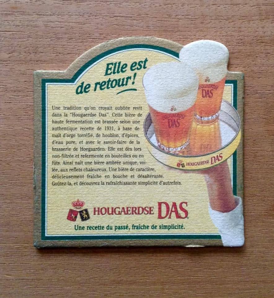 Hougaerde Das bierviltje, Verzamelen, Ophalen of Verzenden, Nieuw, Viltje(s)
