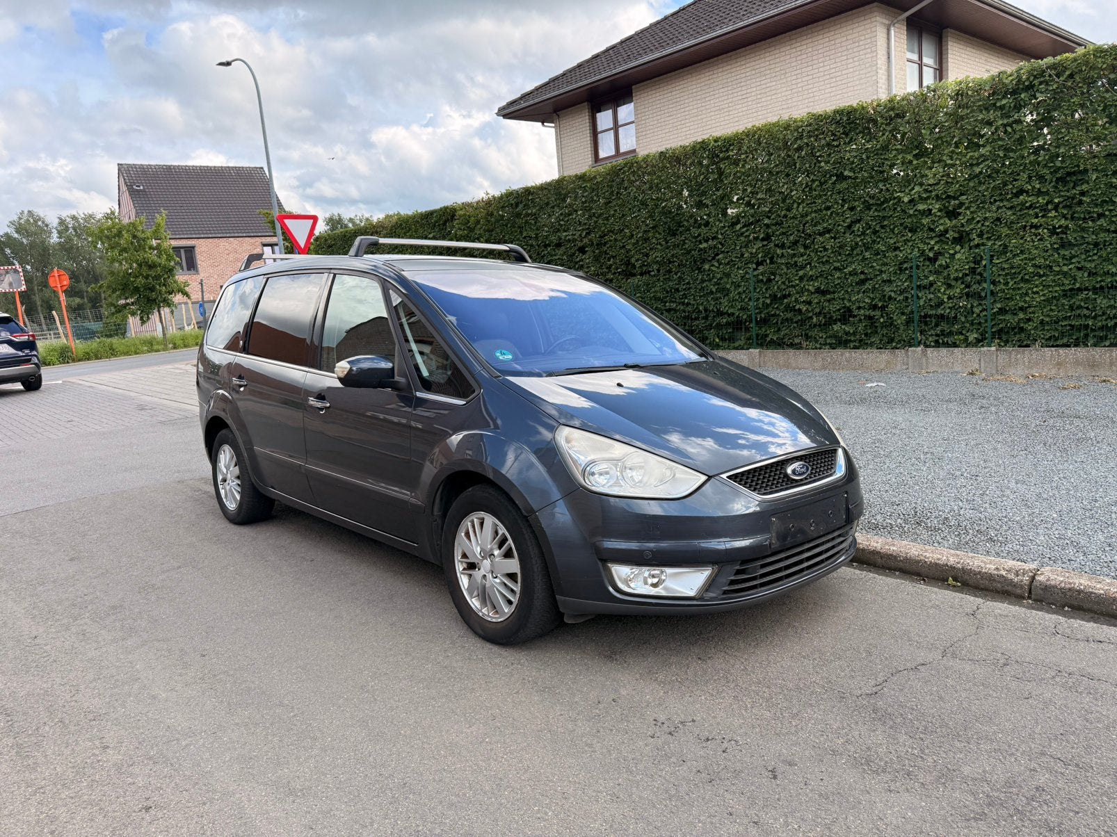 Ford Galaxy Ghia 7 Zitplaatsen, Auto's, Ford, Monovolume, Zwart, 7 zetels, Leder