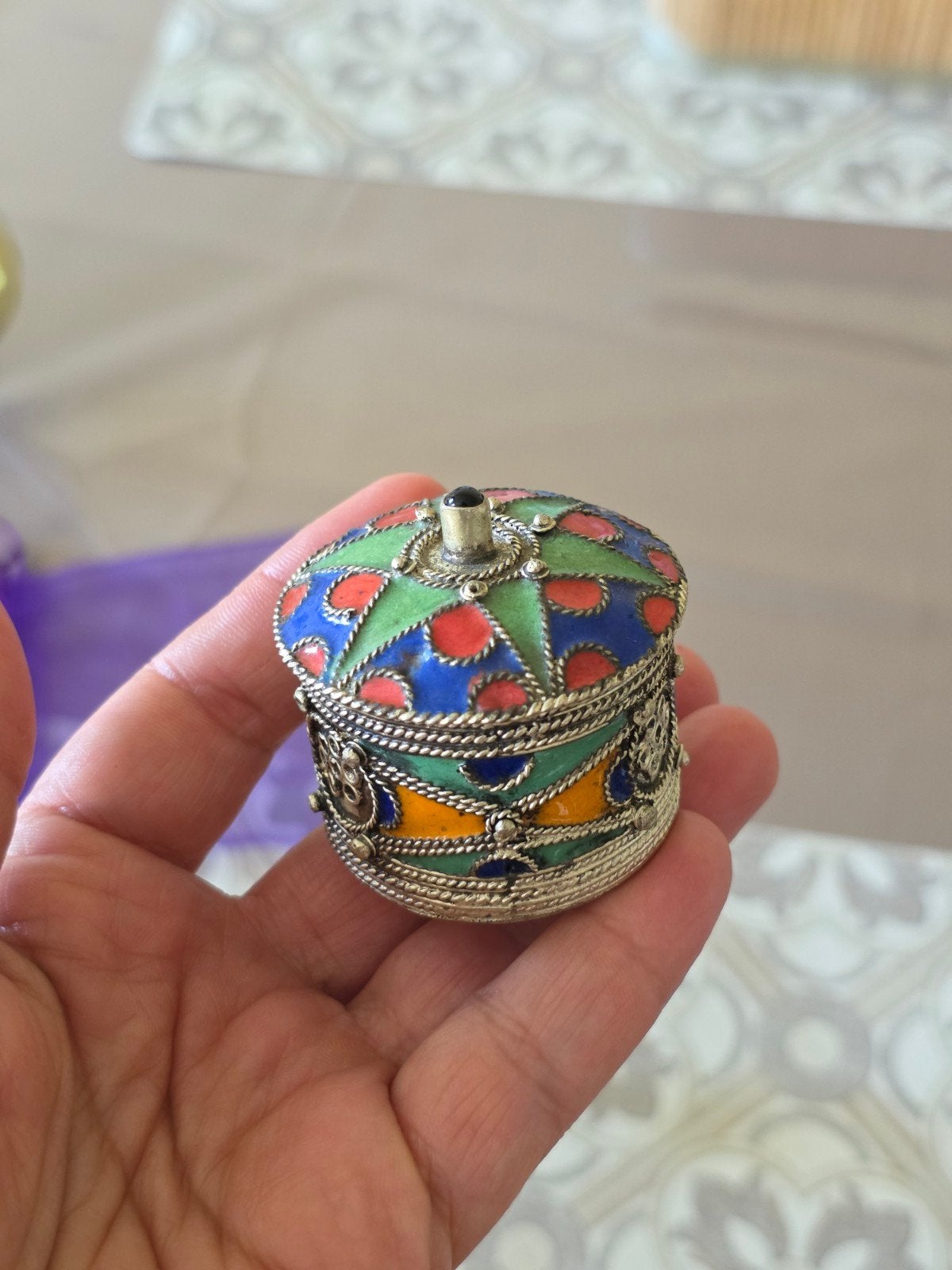 Vintage box, Ophalen