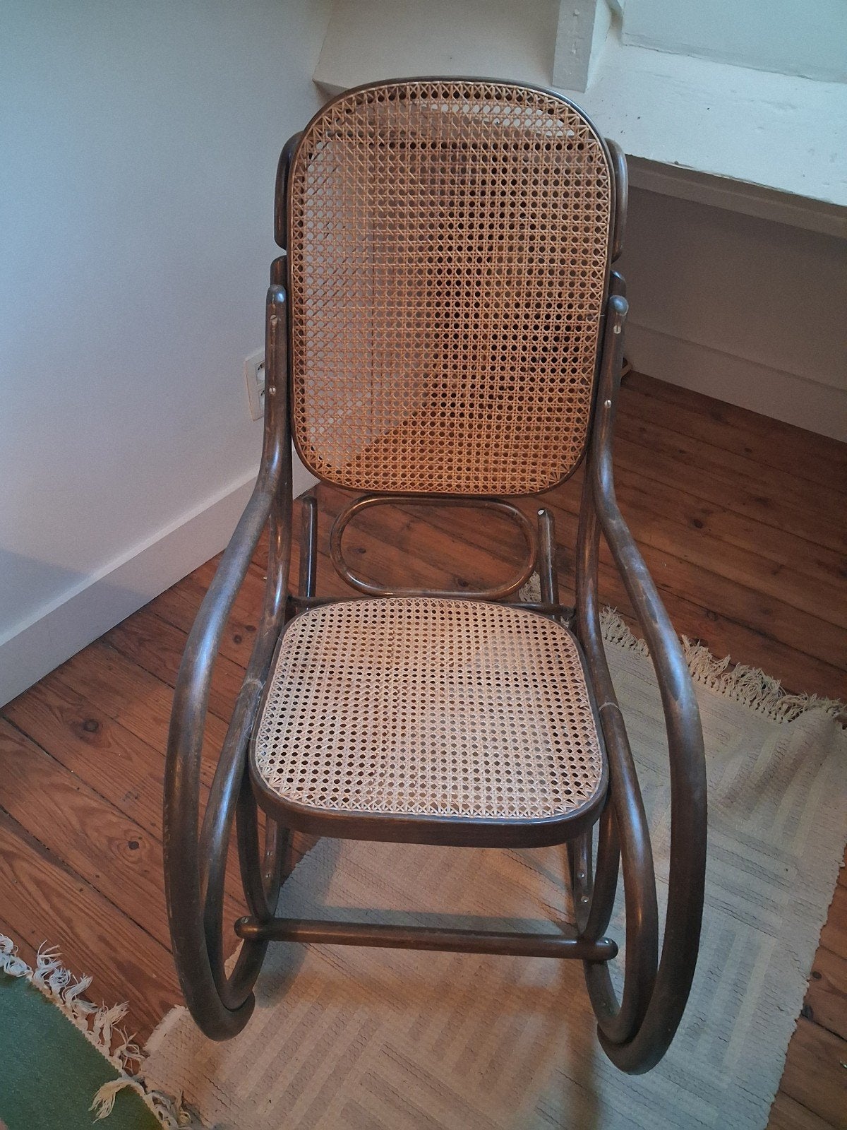 chaise a bascule comfortable, Maison & Meubles, Brun, Enlèvement, Utilisé, Bois