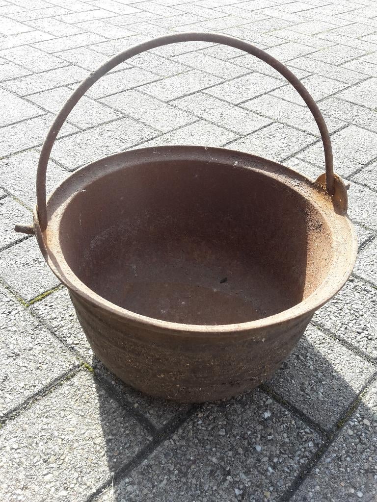 Antieke ketel / bonenpot, 24 cm, meer dan 150 jaar oud, Enlèvement